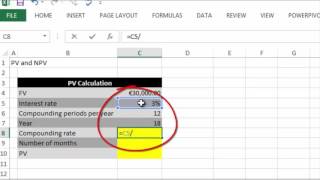 How to calculated Present Value in Excel [upl. by Drofla261]