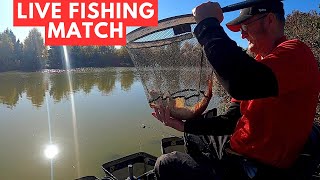 Live Fishing Match Topcroft Lakes matchfishinguk [upl. by Rutger]