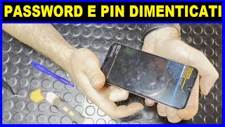 PASSWORD E PIN DIMENTICATI SU ANDROID  Samsung Galaxy A 40  Forgot android login details galaxy [upl. by Ahtnamys]