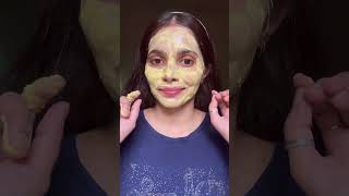 Detan amp Glowing facial ar home ✨ skin skincare glowingskin [upl. by Lyrad375]