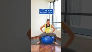 We love these birthing ball exercises Why not give them a try [upl. by Ennirok361]