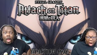 HE DID WHAT  Attack on Titan 4x20 REACTIONDISCUSSION Memories of the Future EP 79 [upl. by Elladine]