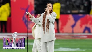 quotLift Every Voice and Singquot Performed by Andra Day at Super Bowl LVIII [upl. by Shanly822]