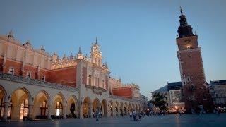 Rynek Główny Krakows Main Square Poland [upl. by Coopersmith]