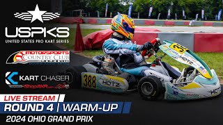 2024 US Pro Kart Series Rd 4  Cincinnati OH  Sunday  WarmUp [upl. by Trant]