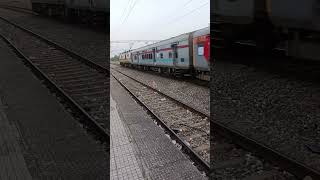 12356 Archana Express with WAP7 locomotive Passing Through Hiranagar Railway station [upl. by Enedan897]