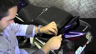 Givi FZ539 Topcase Rack install on Suzuki Bandit 1250S [upl. by Hasty772]