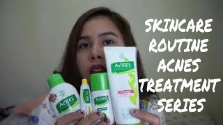 REVIEW SKINCARE ROUTINE ACNES TREATMENT SERIES  HILANGKAN JERAWAT  KULIT BERMINYAK [upl. by Adnaral]