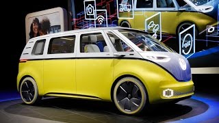 Volkswagen T1 eléctrica El Vw ID Buzz Concept anticipa su diseño [upl. by Anitahs]