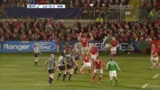 Scarlets v Munster  20062007 Heineken Cup QF Highlights [upl. by Eirehc733]