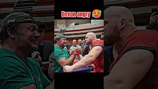 When devon larratt angry🥵 ☠️ watch endarmwresling devonlarratt sports deniscyplenkov 1million [upl. by Shaeffer]