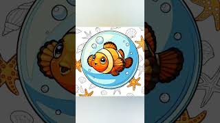 Finding Nemo coloring art stressreleiving nemo nemonemo [upl. by Ordisy]