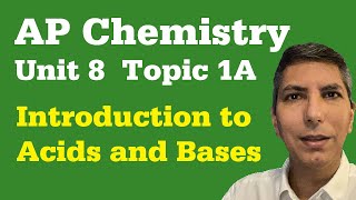 Acids Bases and the pH Concept  AP Chem Unit 8 Topic 1a [upl. by Festatus]