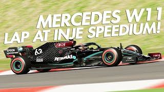 Mercedes W11 Lap Around Inje Speedium  Assetto Corsa MOD Mercedes W11  Inje Speedium [upl. by Aleafar]