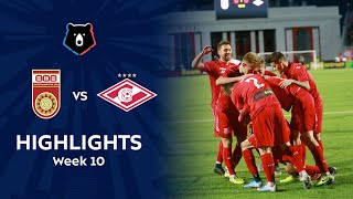 Highlights FC Ufa vs Spartak 10  RPL 201920 [upl. by Ahsetan]