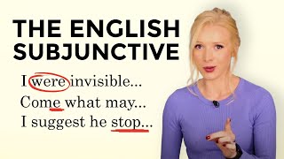 The Subjunctive in English  Complete Advanced English Grammar Lesson [upl. by Aynotan]