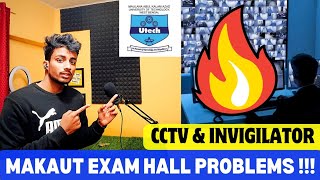 MAKAUT Exam Hall CCTV invigilator RULES amp Problems🤬😭 makaut cctv [upl. by Ayiak]