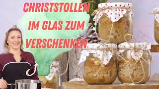 🎄🎁 CHRISTSTOLLEN ZUM VERSCHENKEN SELBER BACKEN  Weihnachtsgeschenk selber machen [upl. by Burgwell]