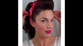 6 PIN UP looks for BEGINNERS  QUICK and EASY VINTAGE RETRO hairstyles  Fitfully Vintage [upl. by Arze]