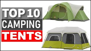 TOP 10 Best Camping Tents for 2024 Top 5 Picks [upl. by Morette]