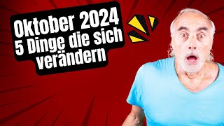 Rentner aufgepasst Diese 5 Änderungen kommen im Oktober 2024 [upl. by Igiul]