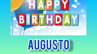 Buon compleanno Augusto  tanti auguri a te [upl. by Yelsnia485]