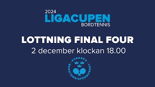 Ligacupen 2024  lottning Final Four [upl. by Stambaugh]