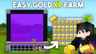 Gold XP Farm In Minecraft Pocket Edition  Hindi [upl. by Ennovyahs419]