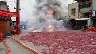 Burning 1000000 firecrackers At a Time  Chinas Festival [upl. by Christine663]