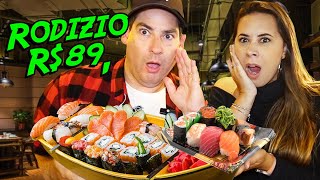 Viralizou Sushi da Praça Rodizio R89 [upl. by Nibur]