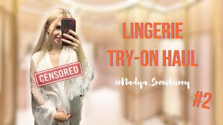 Transparent Tops Try on Haul  No Bra Costumes [upl. by Dlawso]