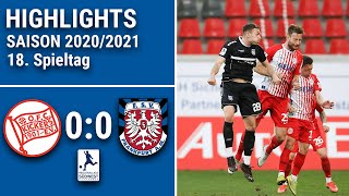 Highlights  Kickers Offenbach 00 FSV Frankfurt  18Spieltag RLSüdwest 20202021 [upl. by Irme]