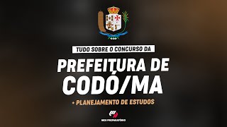 CONCURSO PARA PREFEITURA DE CODÓMA PLANEJAMENTO DE ESTUDOS [upl. by Mechelle679]