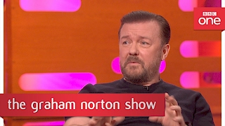 Ricky Gervais’ snakeskin story  The Graham Norton Show 2017 Preview  BBC One [upl. by Yrocaj]