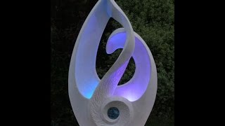 Stone Sculpture with Illuminated lights [upl. by Imoan]