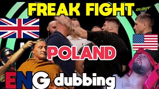 Freak Fight Poland conference clout mma 2 part 1 dubbing eng [upl. by Lanam98]