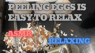 peel the shiny eggs 2 asmr relaxing [upl. by Hal]