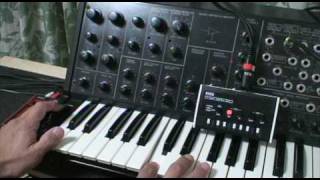 korg monotron vs MS20 mid pitch tone [upl. by Yokum373]