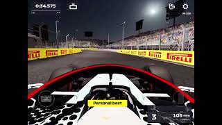 F1 Mobile racing Hot lap Las Vegas circuit♠️🔥🔥 [upl. by Ahsienor]