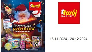 Gazetka Twój Market PL  18112024  24122024  Katalog Zabawek 2024 [upl. by Assiral793]