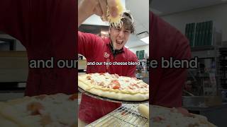 Making a CHEESY BASED PIZZA pizza food trending youtube youtubeshorts funny [upl. by Maddy]