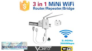 VONETS 24G WiFi Router WiFi to Wired Bridge Ethernet Repeater Hotspot Signal Review [upl. by Ruvolo278]