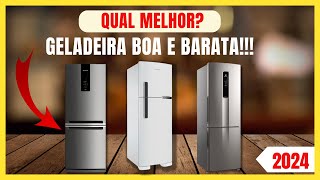 ✅Top 3 Melhores GELADEIRA de 2024  GELADEIRA BRASTEMP  Geladeira Barata para Comprar [upl. by Elinor]