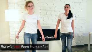 Bio ethanol fireplace installation PrimeFire uncensored [upl. by Kato475]