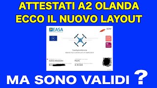 ATTESTATI A2 OLANDA ECCO IL NUOVO LAYOUT  MA SONO VALIDI [upl. by Eceinart]