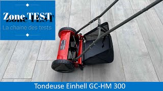 Test Tondeuse à main Einhell GCHM 300 très écolo [upl. by Forelli883]