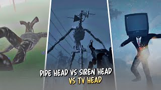 Pipe Head vs Siren Head vs Tv Head  Comparation [upl. by Mad]