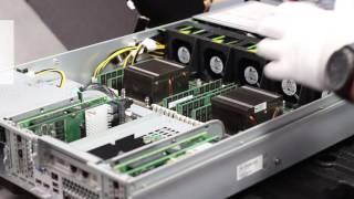 FUJITSU Server PRIMERGY RX2540 M2 Videoflash [upl. by Icram]