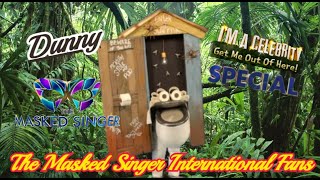 The Masked Singer UK  Dunny  Im a Celebrity Special 2023 [upl. by Ahseined]