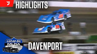 Lucas Oil MLRA Late Models at Davenport Speedway 91324  Highlights [upl. by Lyon]